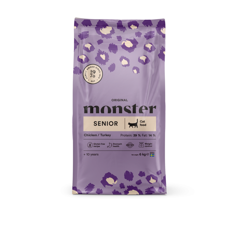 Monster Cat Orig. Senior Chik/Turkey 6 kg
