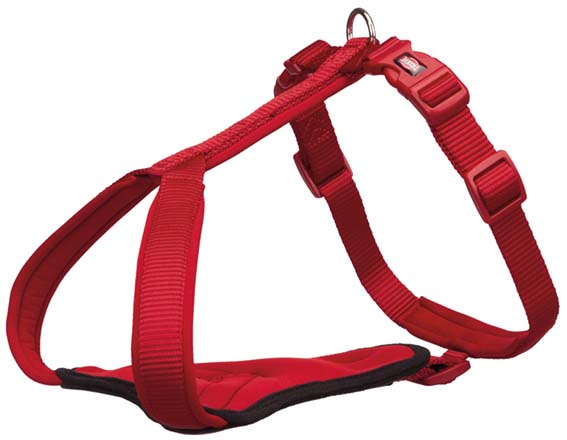 Premium Y-sele, XXS-XS: 27-32 cm/10 mm, röd