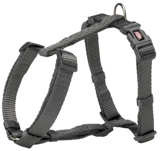 Premium H-sele, L-XL: 75-100 cm/25 mm, grafit
