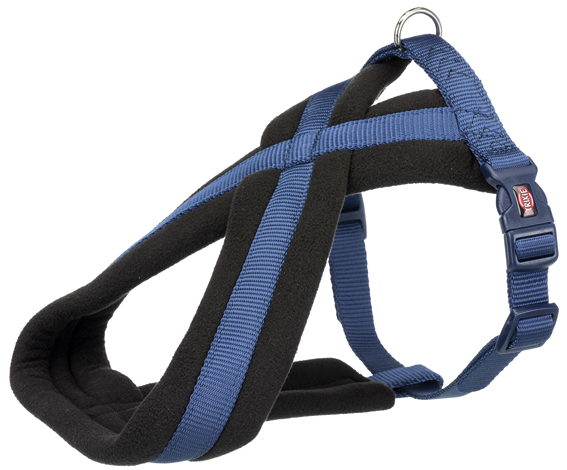 Premium touring sele, M: 45-80 cm/25 mm, indigo