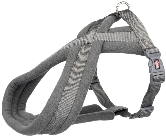 Premium touring sele, L: 60-100 cm/25 mm, grafit