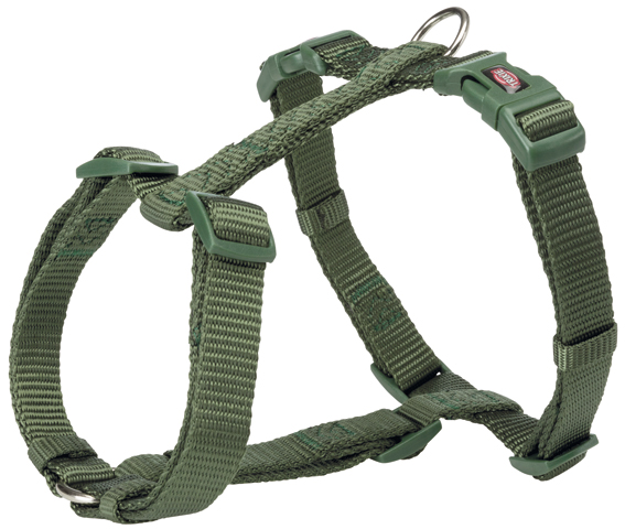 Premium H-sele, XXS-XS: 20-30 cm/10 mm, skogsgrön