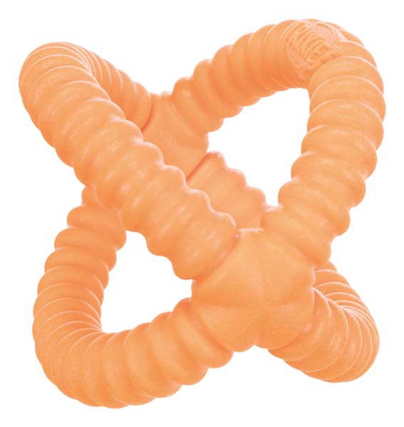 Aqua Toy tugger, TPR-foam flytande, o, 14 cm, orange