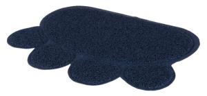 Kattlådematta, tass, PVC, 60 * 45 cm, mörkblå