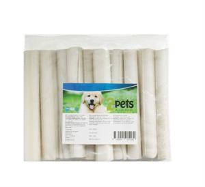 2Pets 10St Tuggrulle Vit Ca 12,5Cm 15Mm