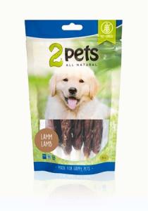 2Pets Tuggpinne med lamm, 12cm 6-p