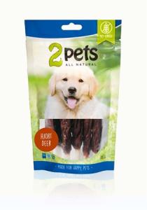 2pets Tuggpinne m hjort 12cm 6-pack, 70g