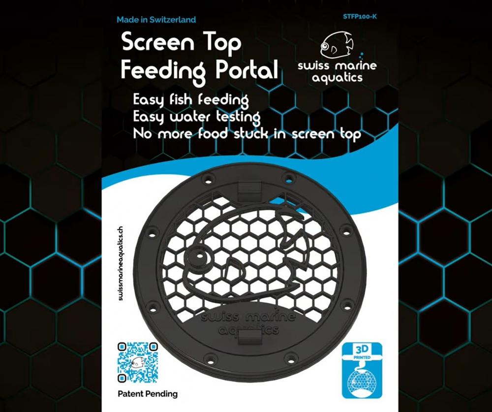 Screen Top Feeding Portal - Black