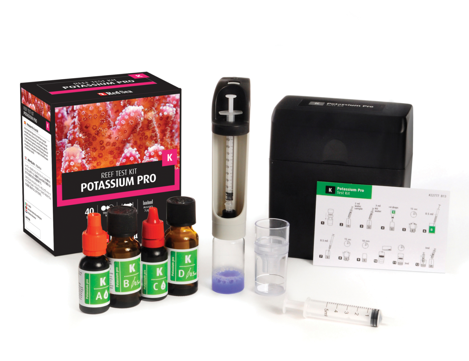 Api Potassium Test Kit Potassium Pro - Reef Test Kit - Red Sea