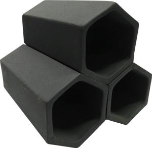 Räkrör - 7,5x4,5x4 cm - Svart