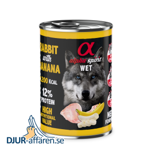 Alpha Spirit kanin/banan 400g