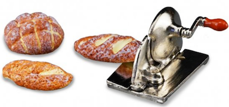 Brödskärare med 3 limpor