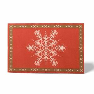 Julmatta snöflinga jul  11 x 16 cm