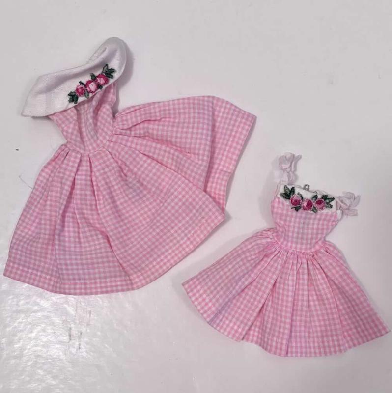 Barbie #1626 Dancing Doll + Skipper #1913 Me n My Doll fr 1965