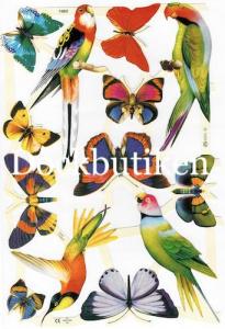 Bokmärken Fjäril papegoja 2