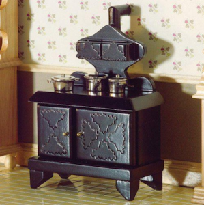 Köksspis victorian stove svart