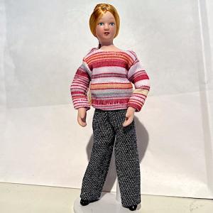 Mamma m tofs, kvinna m jeans, storasyster