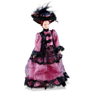 Dam mamma i rosa svart