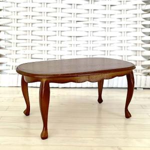 Matsalsbord svängda ben mahogny