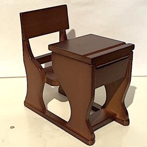 Skolbänk 1 pers öppningsbart lock