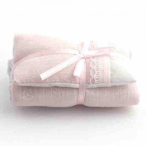 Bäddset ROSA/VIT enkelsäng