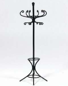 Klädhängare tamburmajor svart metall