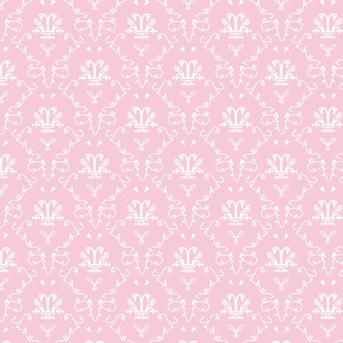Tapet fransk rosa toile