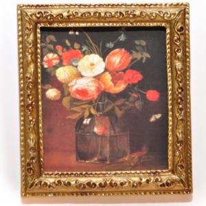 Tavla pioner rosor stilleben