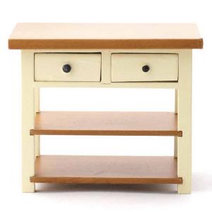 Köksbänk sidobänk creme shaker-stil