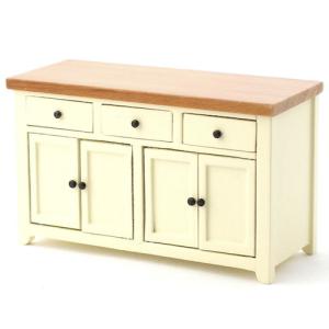 Köksbänk creme shaker-stil