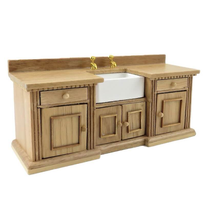 Köksbänk badrumskommod trä shaker-stil