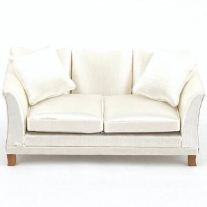 Soffa creme siden