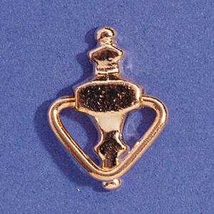 Dörrklapp i mässing skala 1:12