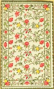 Matta pretty floral blommor 10x17 cm