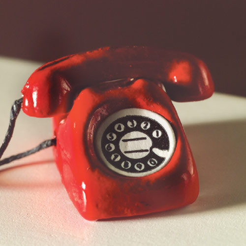 Telefon röd