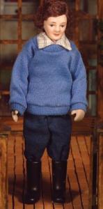 Herre pappa man Tom i gummistövlar