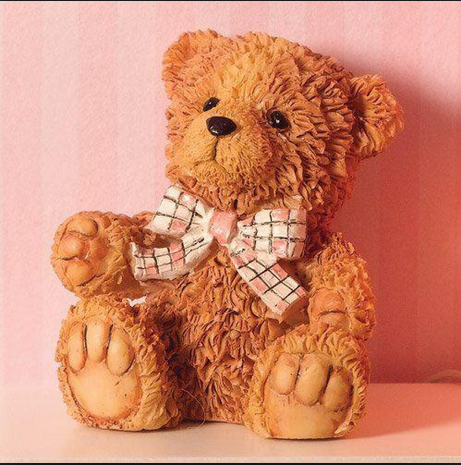 Nalle teddybjörn i keramik