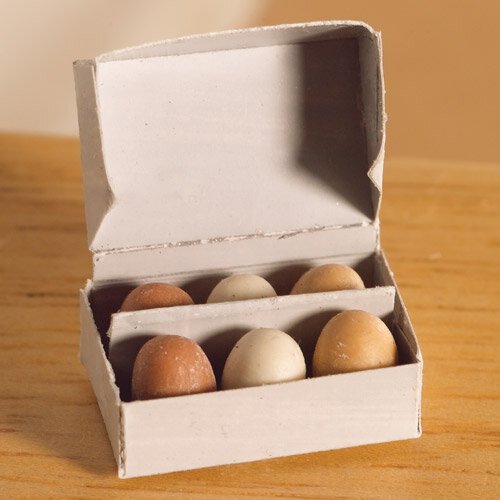 6 st ägg i kartong äggkartong