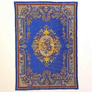 Matta blue floral cameo 10x14,5 cm