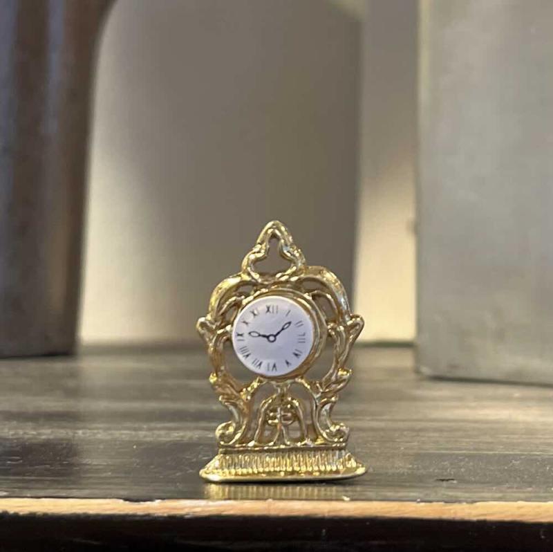 Bordsklocka guld bordsur