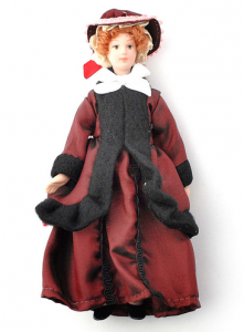 Dam fru mamma Carolin dockhusdocka