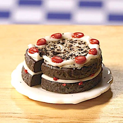 Tårta choklad & körsbär gateau