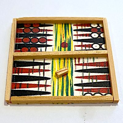 Backgammon miniatyr