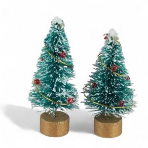 2 st julgranar bordsgran