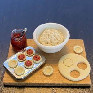 Bakbord småkakor jordgubb