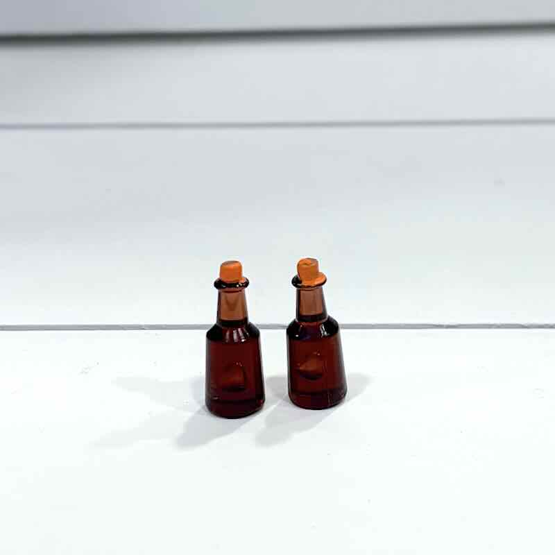 2 st flaskor oljeflaskor