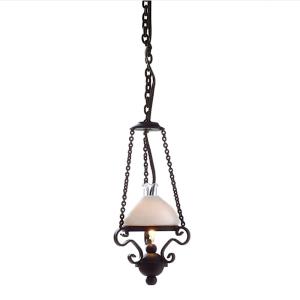 Lamp taklampa svart oil lamp EL