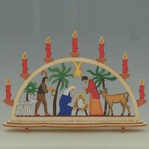 Ljusstake julkrubba