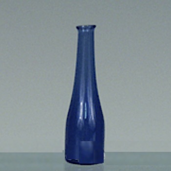 Flaska glasflaska blå