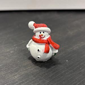 Snögubbe juldekor 3 cm